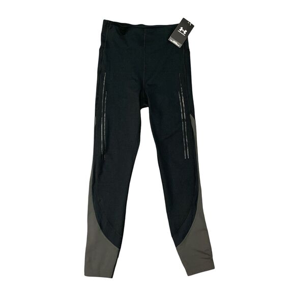 Under Armour Leggings Womens XS Extra Small Black PaceHER Ankle Fitted Stretch - Picture 1 of 16
